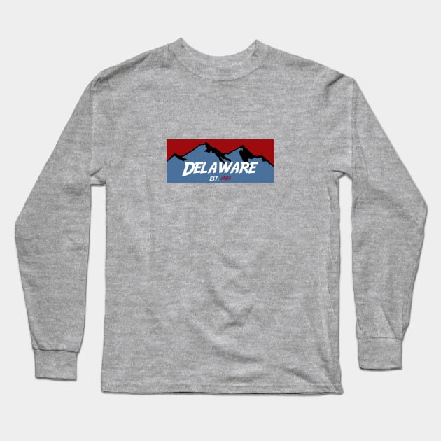 Delaware Mountains Long Sleeve T-Shirt by AdventureFinder